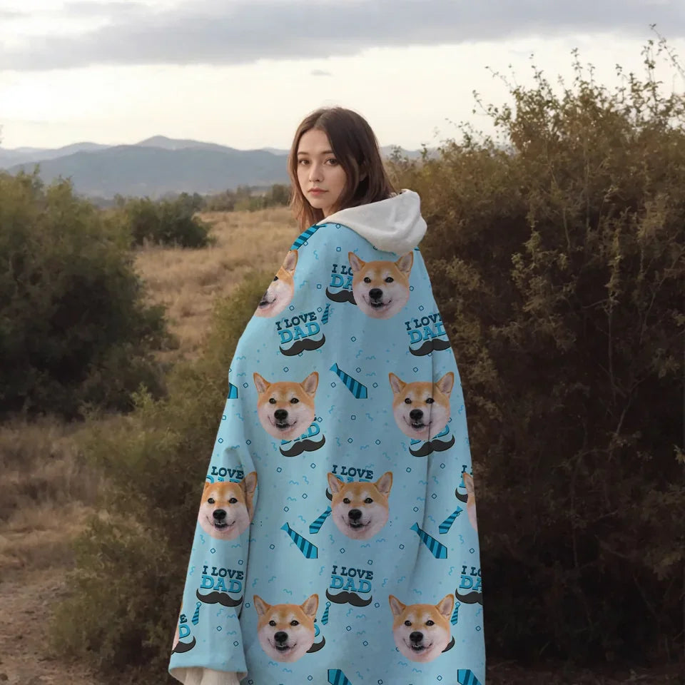 Hooded Blanket Dad 4