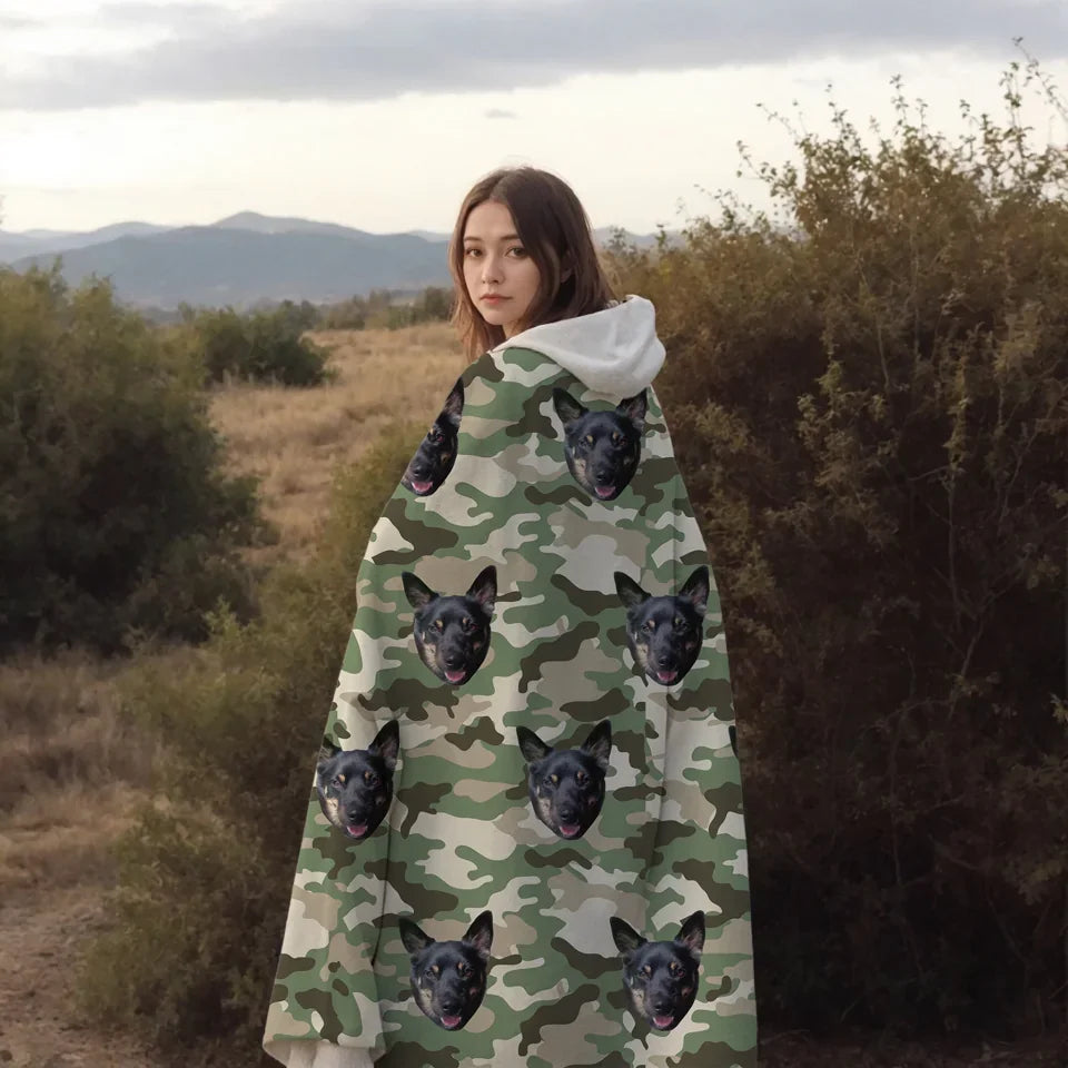 Hooded Blanket Camo 1