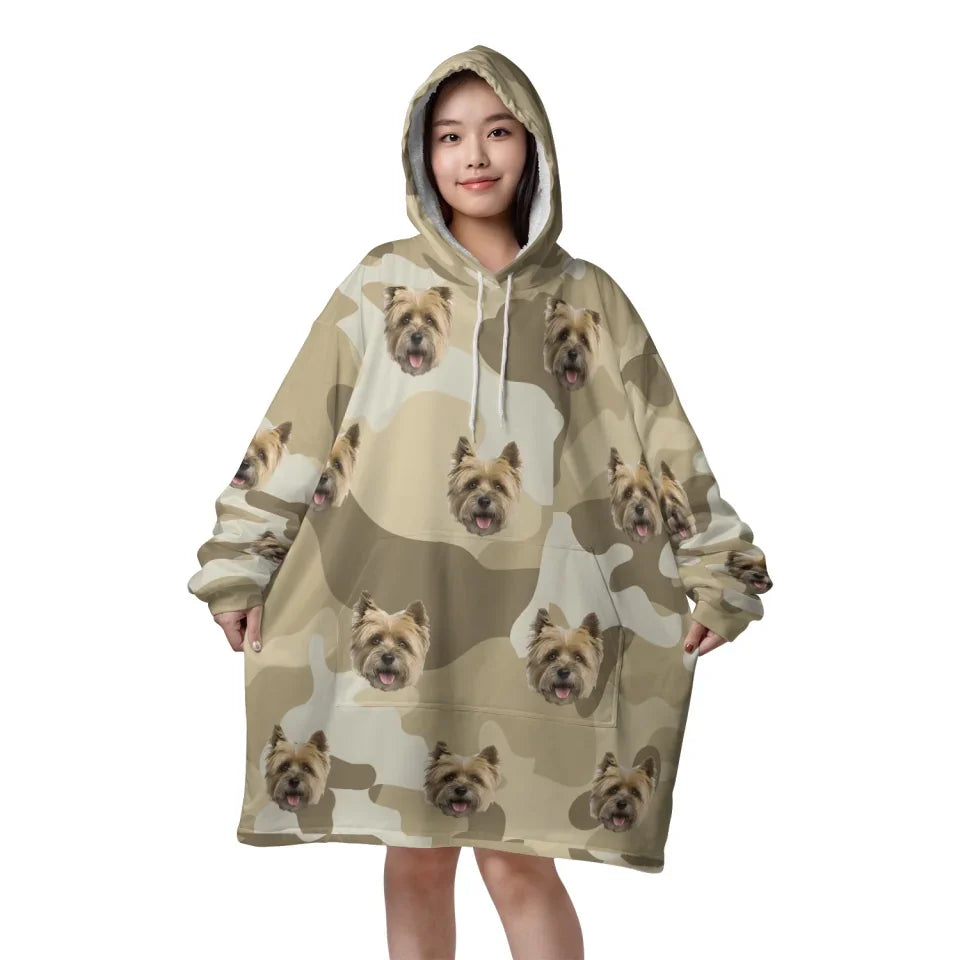 Mockup Blanket Hoodie Front Light Camo