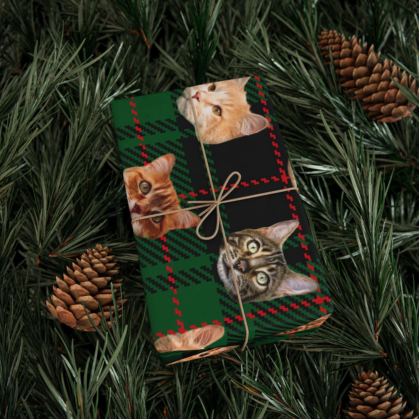 Custom Pet Face Wrapping Paper