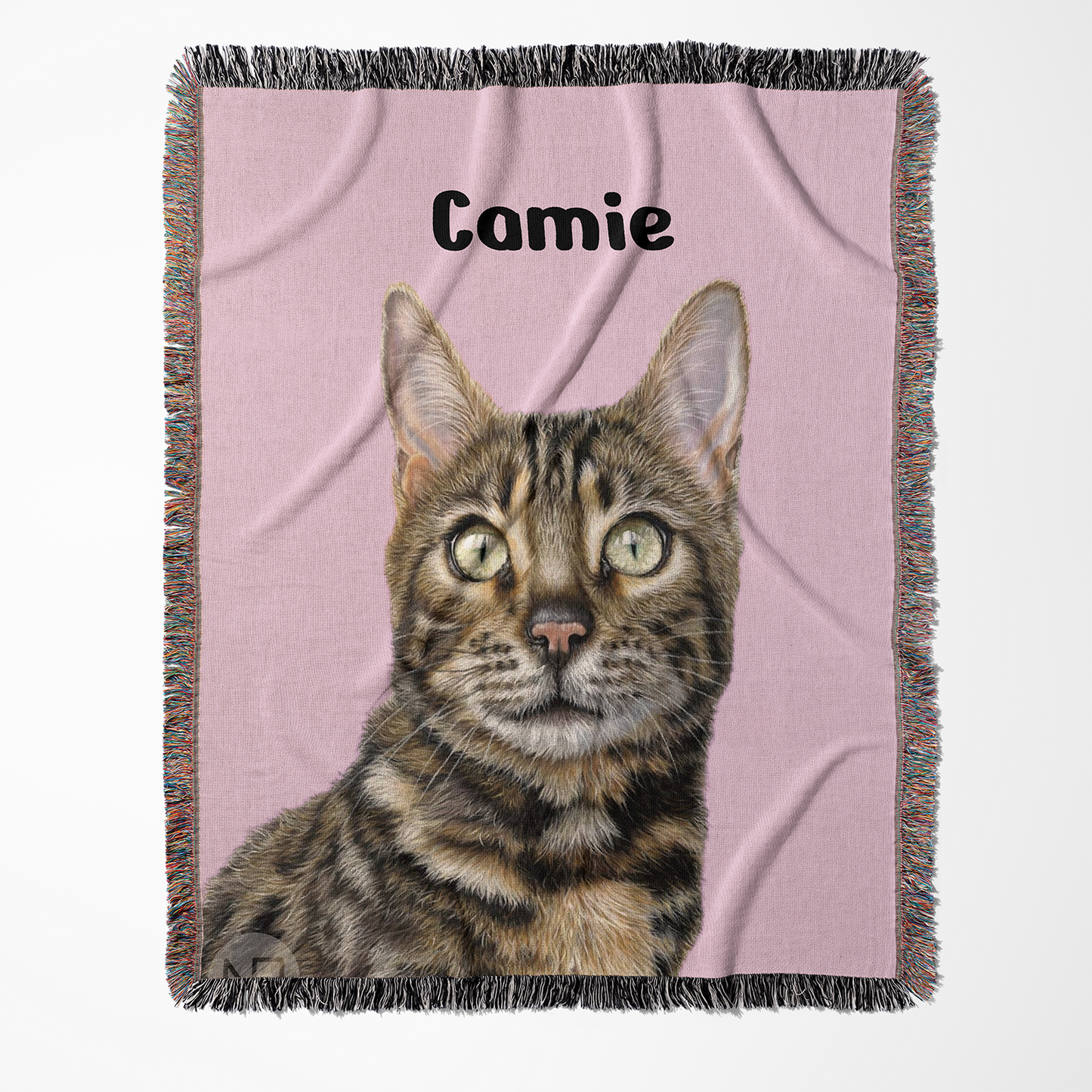 Custom Pet Woven Throw Blanket