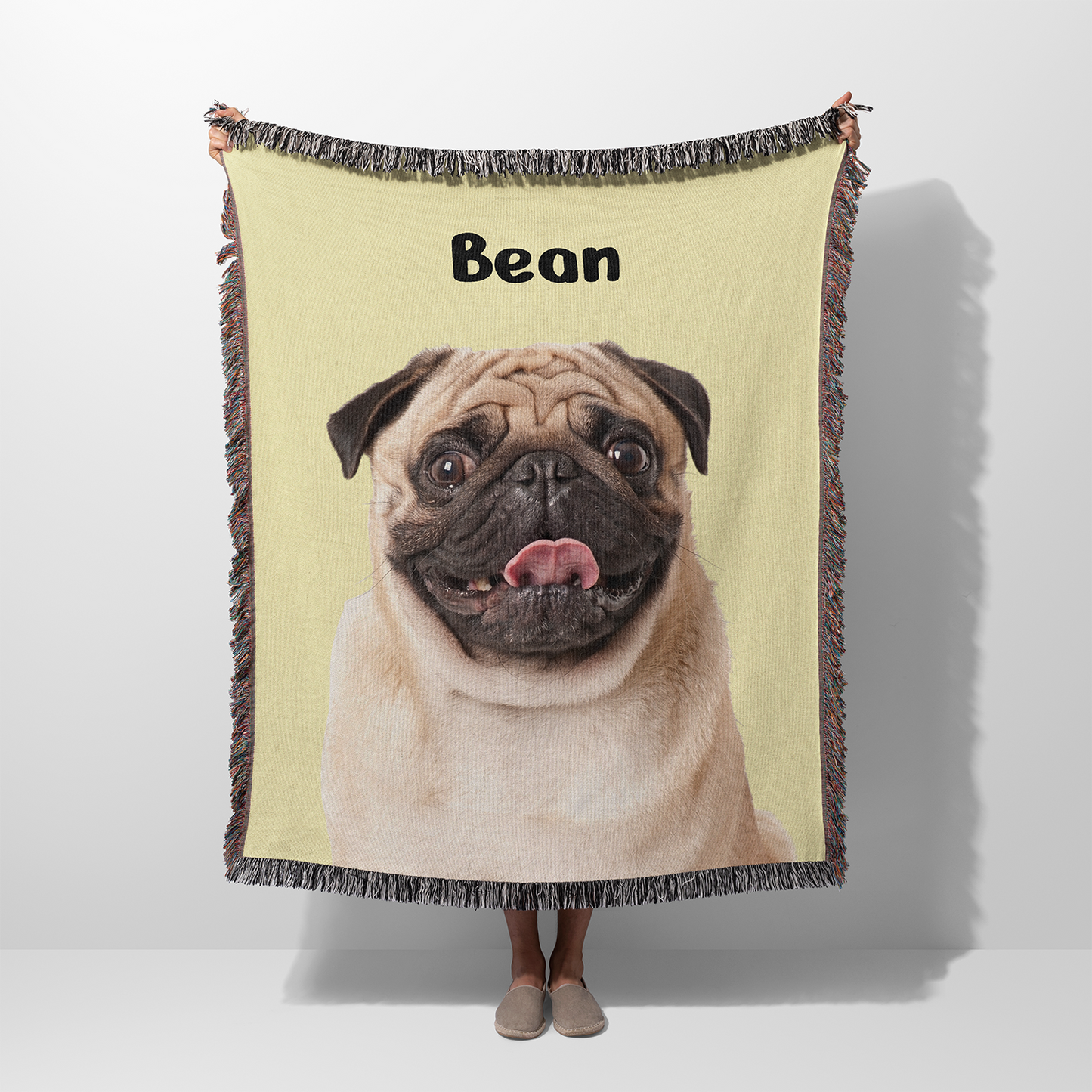 Custom Pet Woven Throw Blanket