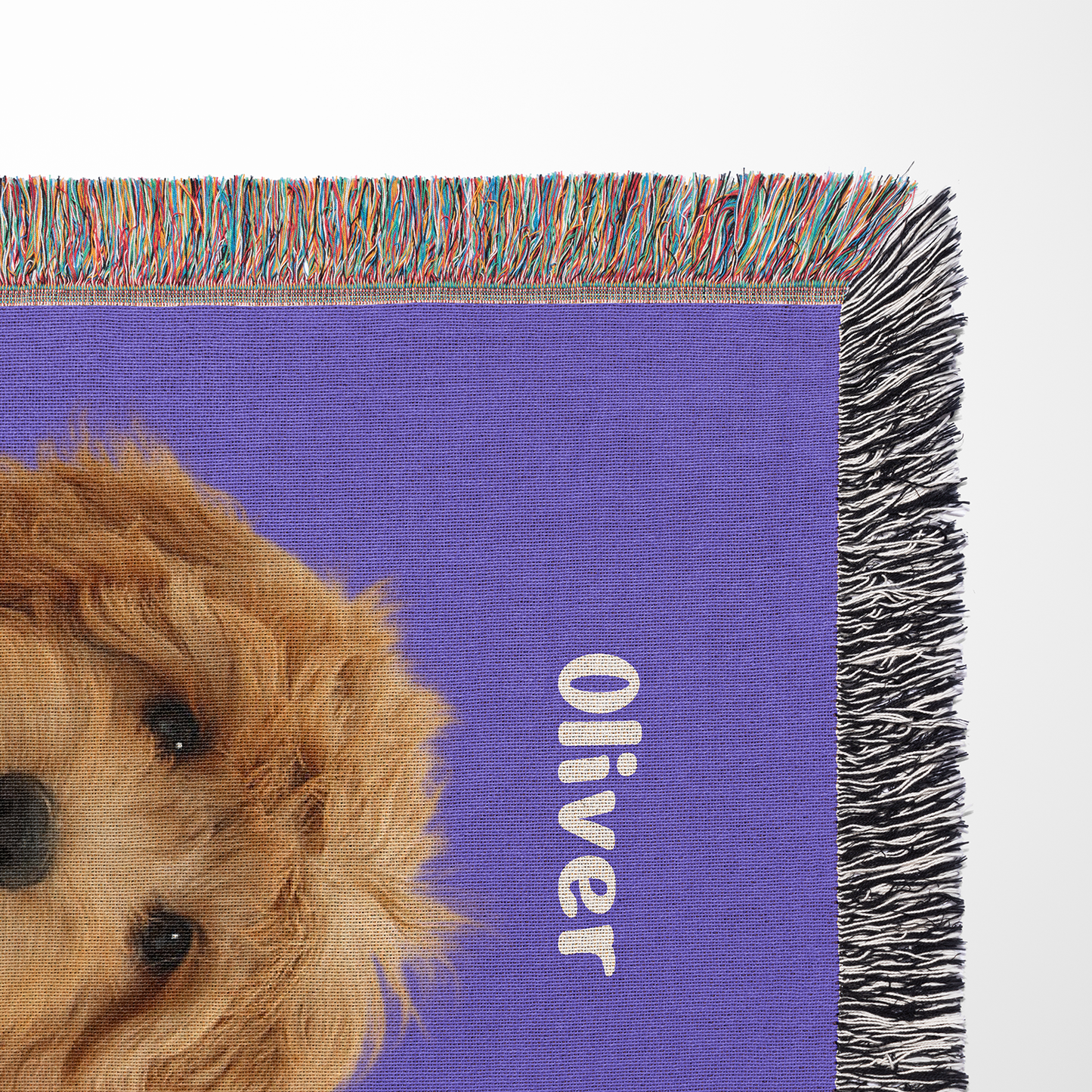 Custom Pet Woven Throw Blanket