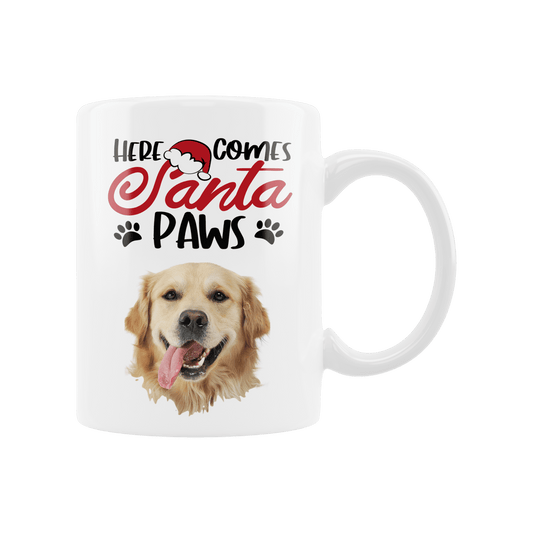 Custom Santa Paws Mug