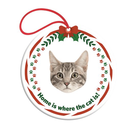 Custom Cat Christmas Ornament
