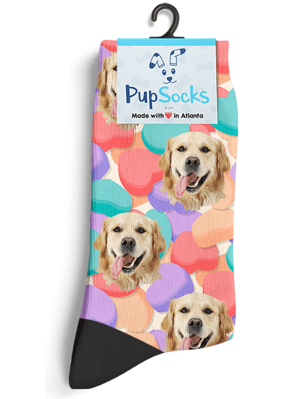 Custom Candy Heart Socks