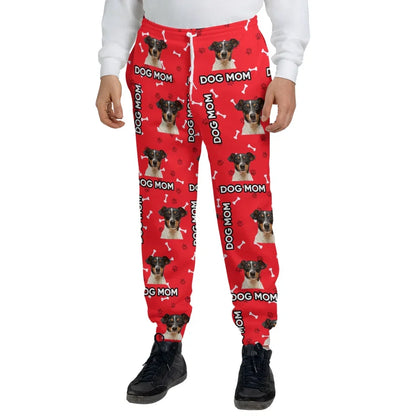 Mockup AOP Sweatpants Front Red