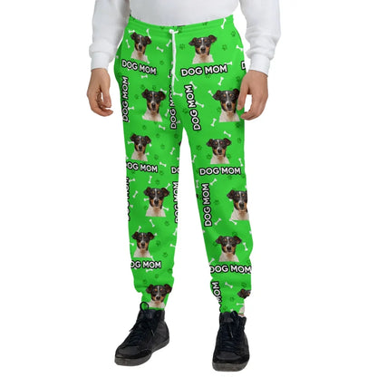 Mockup AOP Sweatpants Front Green