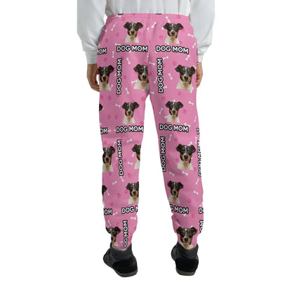 Mockup AOP Sweatpants Back Pink