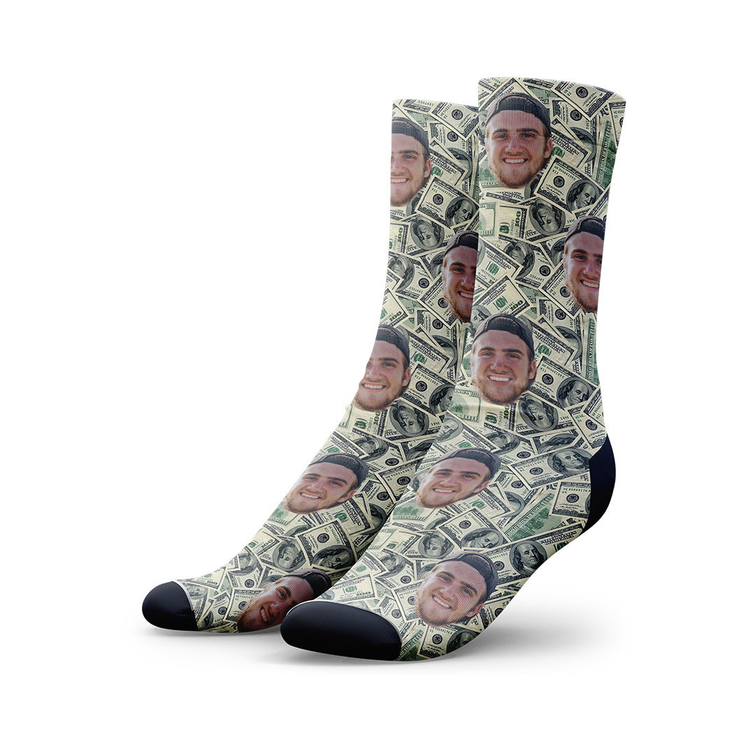 Custom Cash Socks