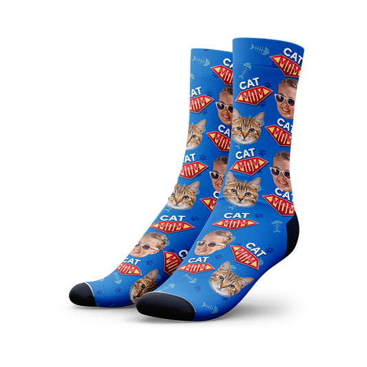 Custom Cat Mom Socks