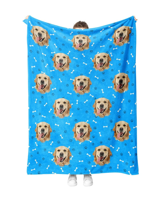 Custom Blue PupBlanket - PupSocks