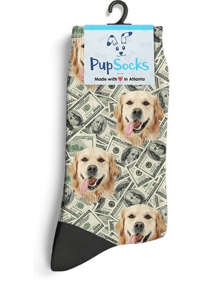 Custom Cash Socks - PupSocks