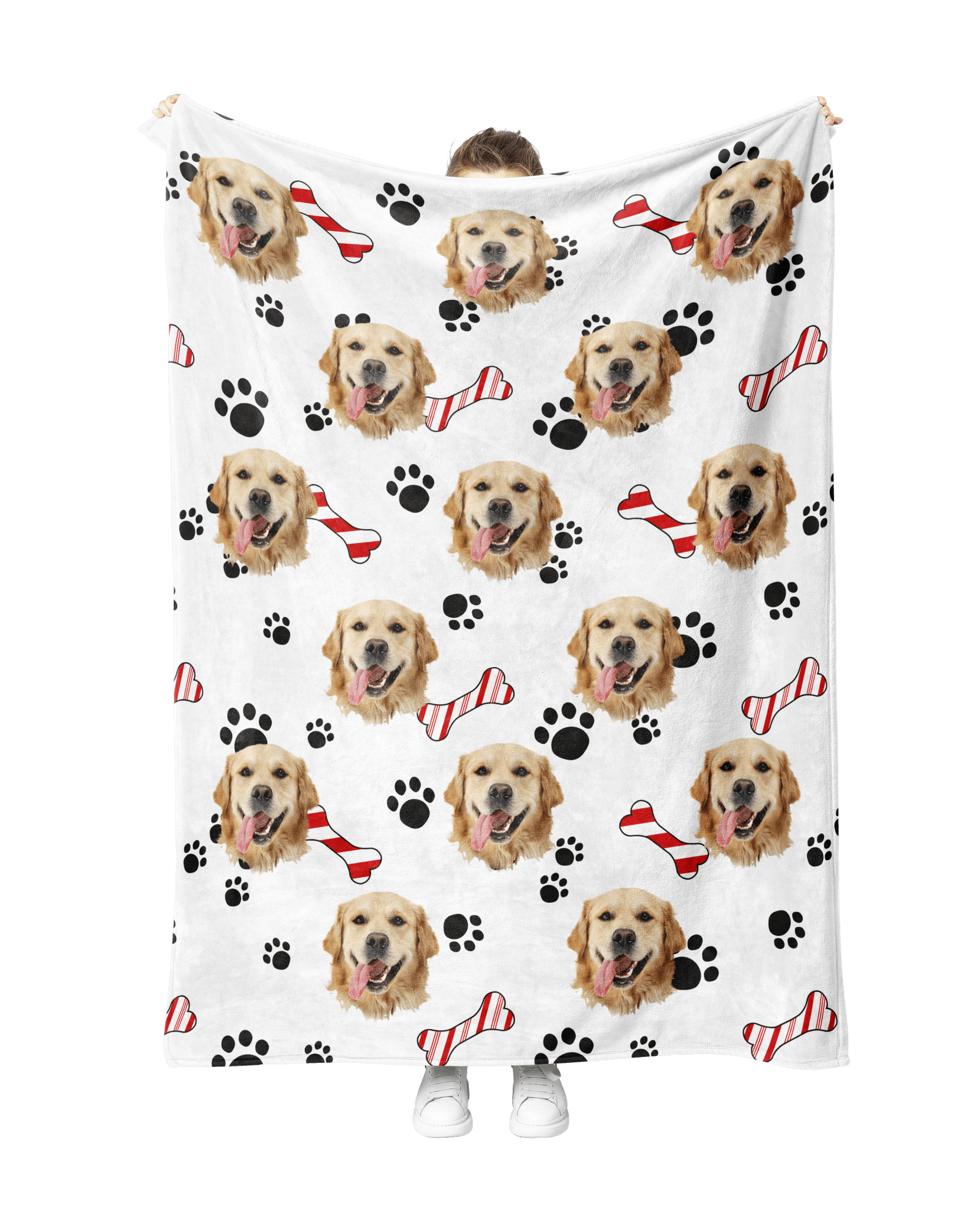 Custom Holiday Dog Blanket - PupSocks