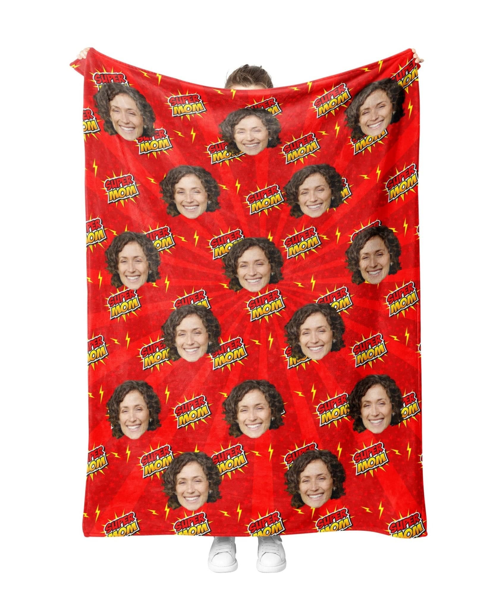 Custom Super Mom Blanket - PupSocks